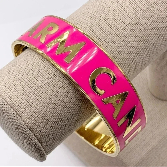 Kate Spade Arm Candy Hot Pink Idiom Bangle - Picture 1 of 7